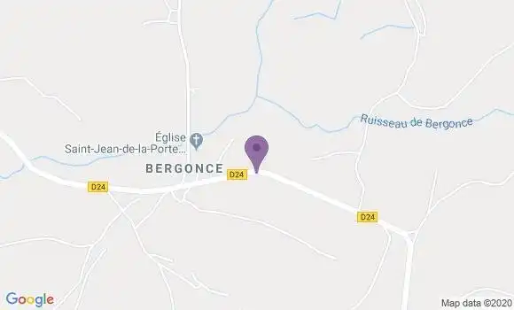 Localisation Bourriot Bergonce Ap - 40120