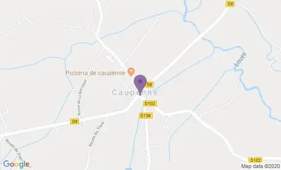 Localisation Caupenne Ap - 40250
