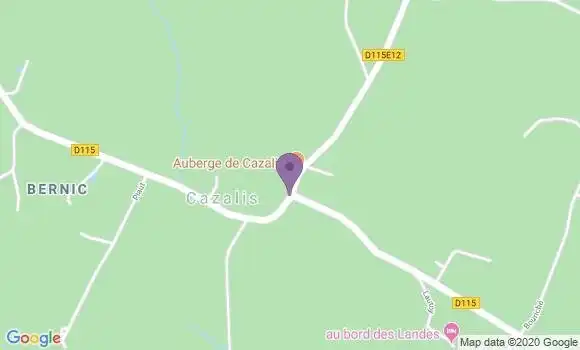 Localisation Cazalis Ap - 40700