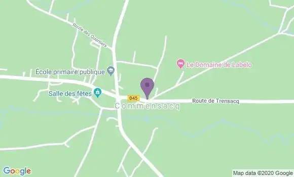 Localisation Commensacq Ap - 40210