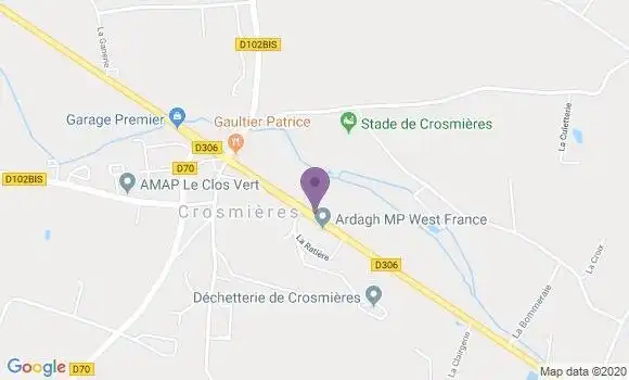 Localisation Le Freche Ap - 40190
