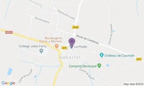 Localisation Gabarret - 40310