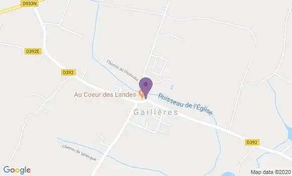 Localisation Gailleres Ap - 40090