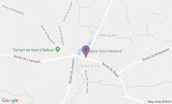 Localisation Geloux Ap - 40090