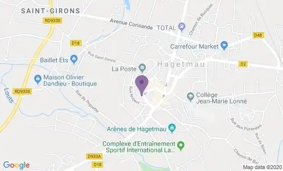 Localisation Hagetmau - 40700