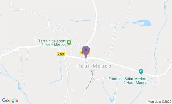 Localisation Haut Mauco Ap - 40280