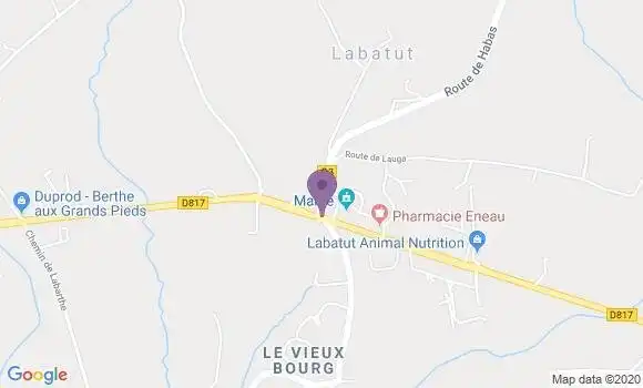Localisation Labatut Bp - 40300