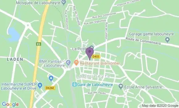 Localisation Labouheyre - 40210