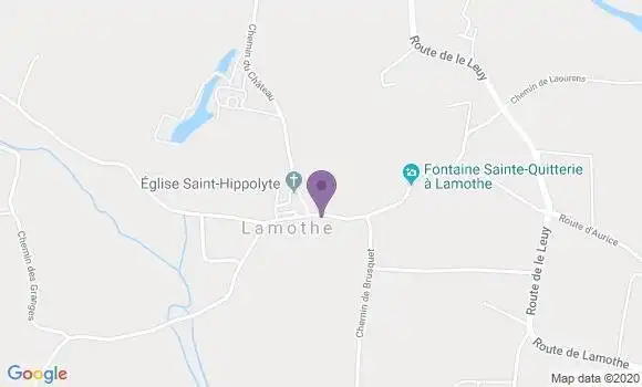 Localisation Lamothe Ap - 40250