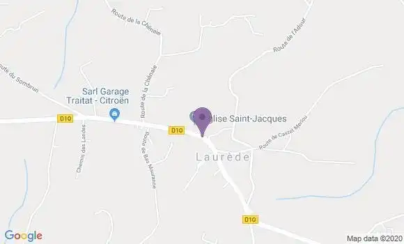 Localisation Laurede Ap - 40250