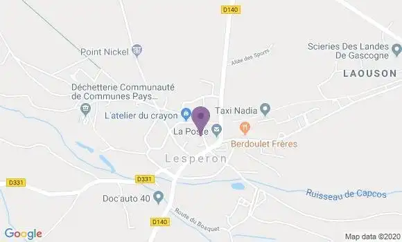 Localisation Lesperon Bp - 40260