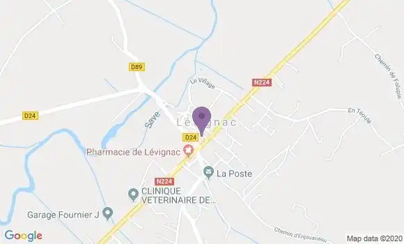 Localisation Levignacq Bp - 40170