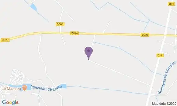 Localisation Losse Ap - 40240