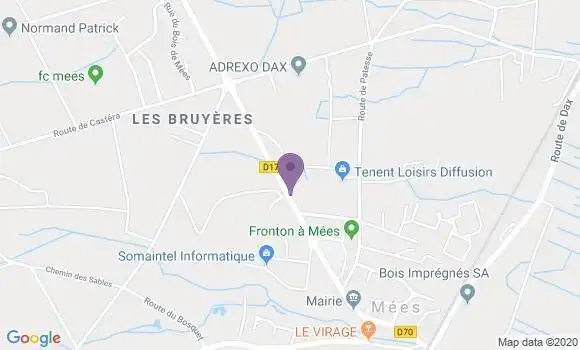 Localisation Mees Bpx - 40990