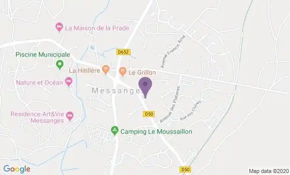 Localisation Messanges Bp - 40660