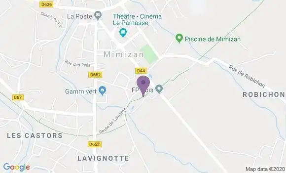 Localisation Mimizan - 40200