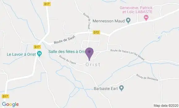 Localisation Orist Ap - 40300