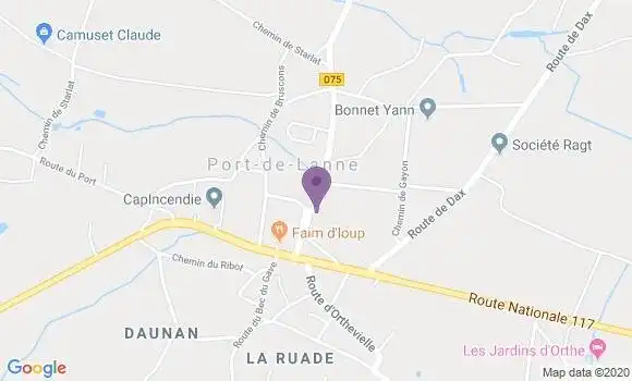 Localisation Port de Lanne Bp - 40300