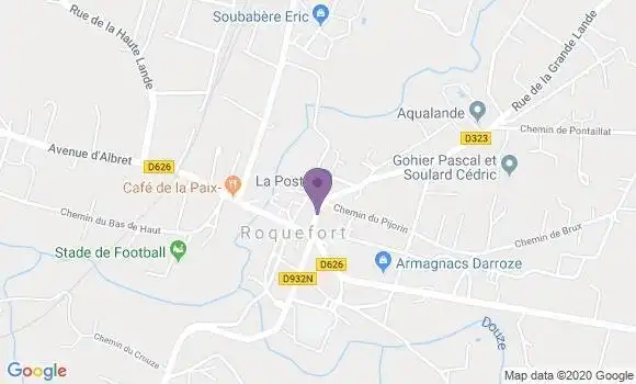Localisation Roquefort - 40120