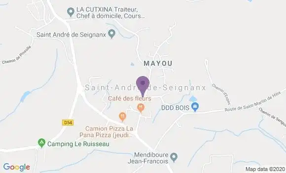 Localisation Saint Andre de Seignanx Bp - 40390