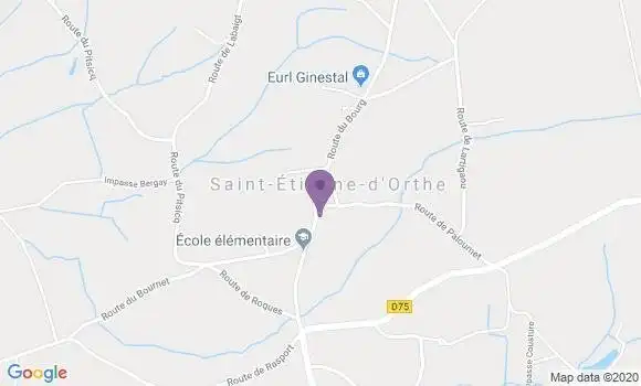 Localisation Saint Etienne d