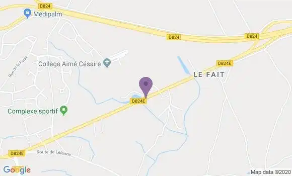 Localisation Saint Geours de Maremne Bp - 40230