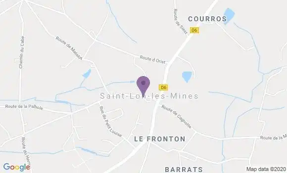 Localisation Saint Lon les Mines Ap - 40300