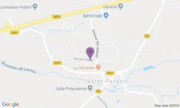 Localisation Saint Perdon Bpx Bp - 40090