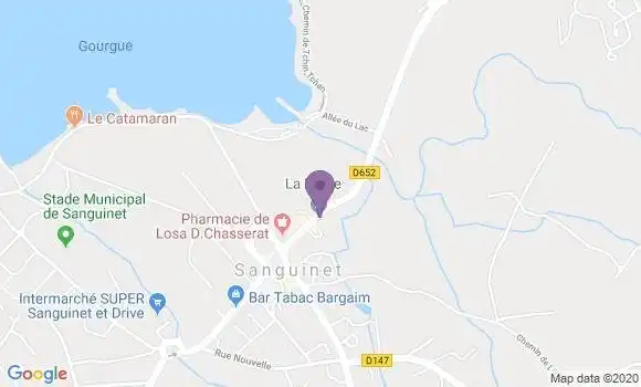 Localisation Sanguinet Bp - 40460