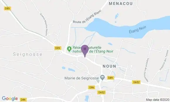 Localisation Seignosse Bp - 40510