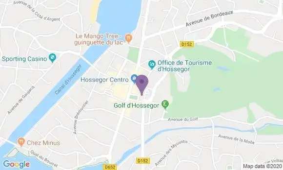 Localisation Hossegor - 40150