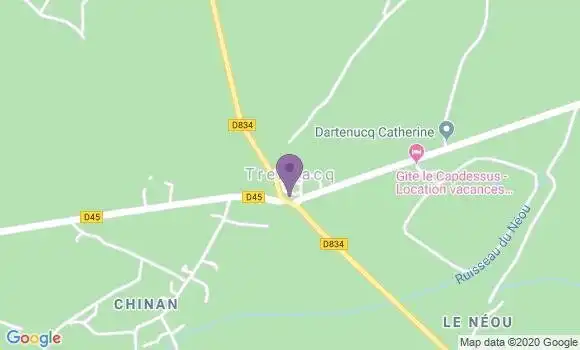 Localisation Trensacq Ap - 40630