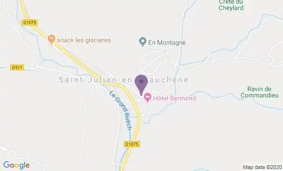 Localisation La Faurie Ap - 05140