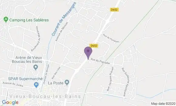 Localisation Vieux Boucau les Bains - 40480