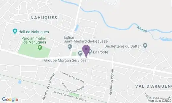Localisation Mont de Marsan St Medard - 40000
