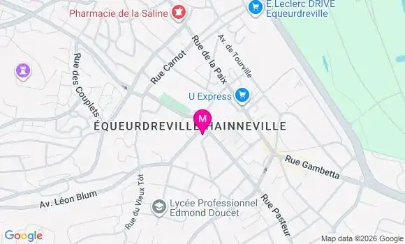 Localisation Equeurdreville Hainneville Pal - 50120