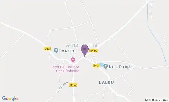 Localisation Autainville Ap - 41240