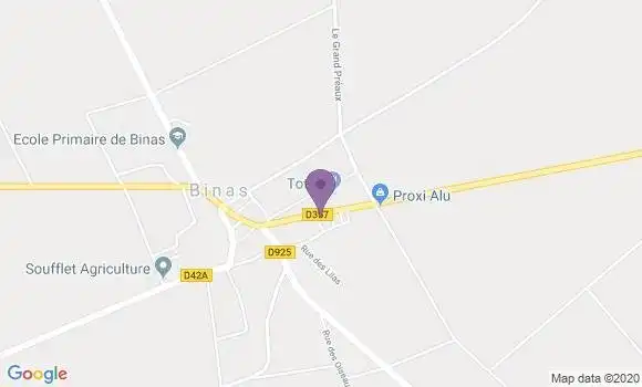 Localisation Binas Ap - 41240