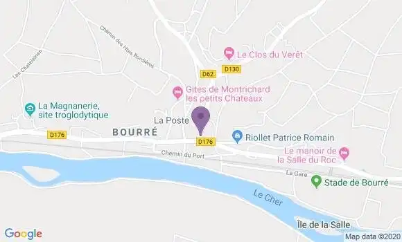 Localisation Bourre Bp - 41400