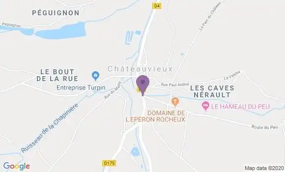 Localisation Chateauvieux Bp - 41110