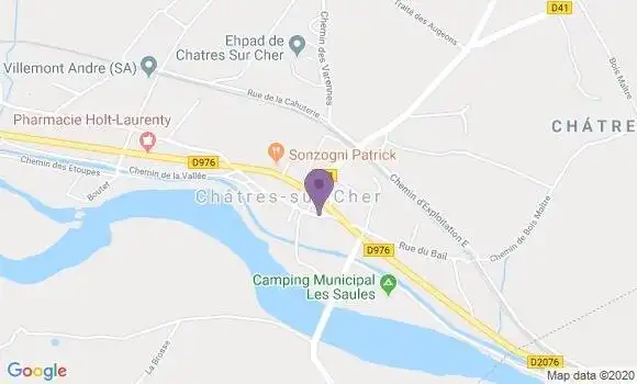 Localisation Chatres sur Cher Bp - 41320