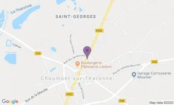 Localisation Chaumont sur Tharonne Bp - 41600