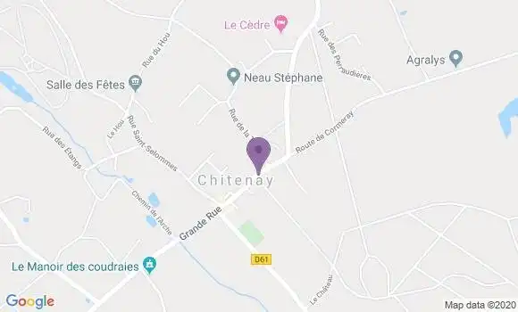Localisation Chitenay Bp - 41120