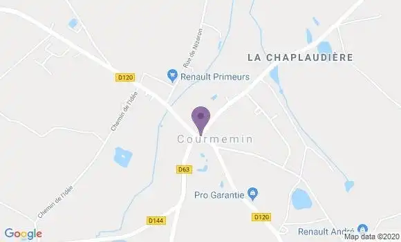 Localisation Courmemin Ap - 41230