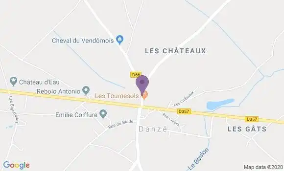 Localisation Danze Ap - 41160