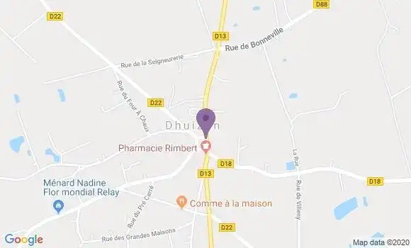 Localisation Dhuizon Bp - 41220