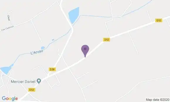 Localisation Fougeres sur Bievre Bp - 41120