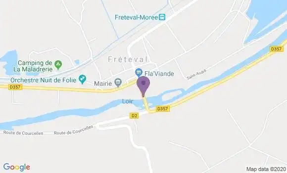 Localisation Freteval Bp - 41160