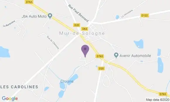 Localisation Gy En Sologne Ap - 41230