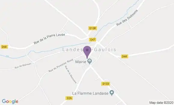 Localisation Landes le Gaulois Ap - 41190